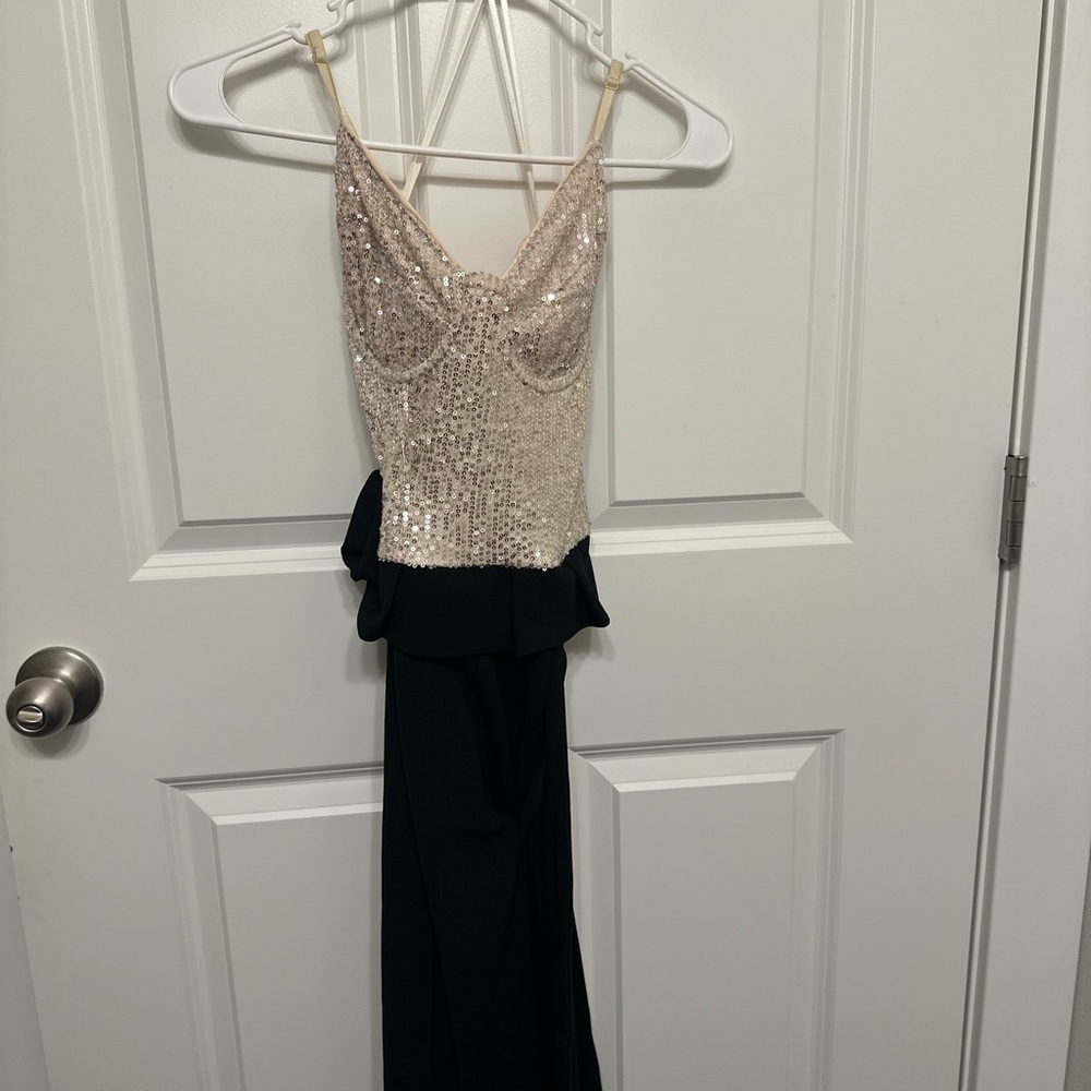 Windsor Silver Sequin Sleeveless Bodysuit